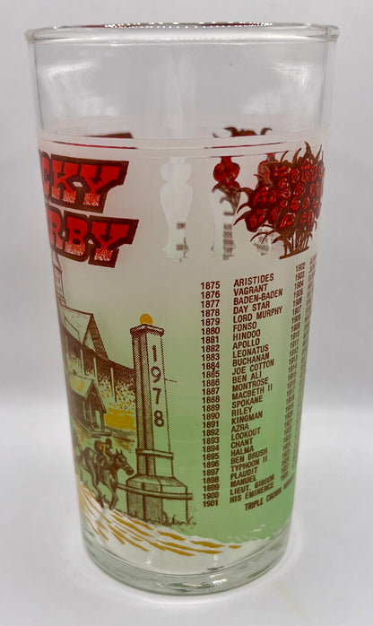 1978 Kentucky Derby Glass