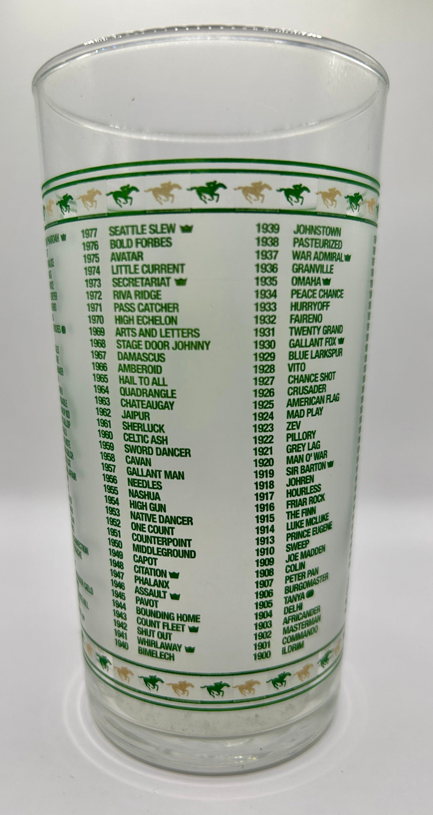 2016 Belmont Stakes Glass