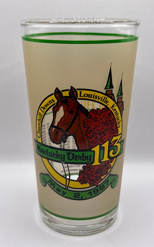 1987 Kentucky Derby Glass