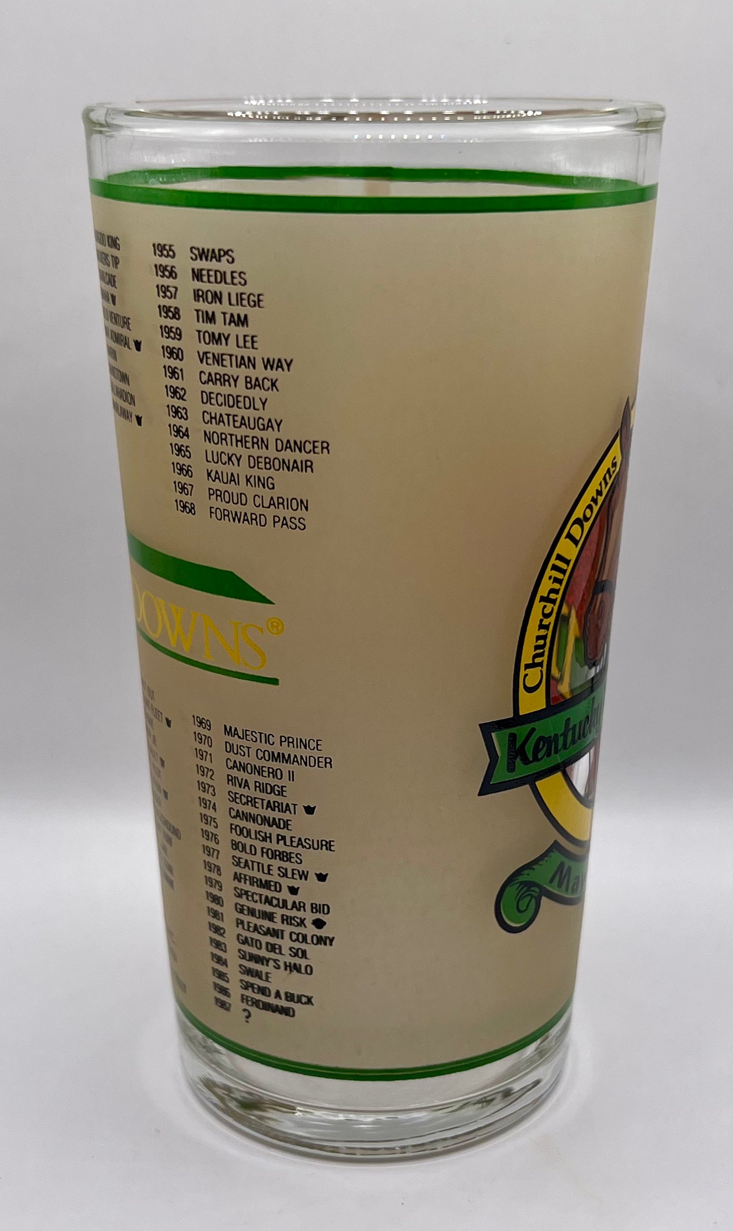 1987 Kentucky Derby Glass