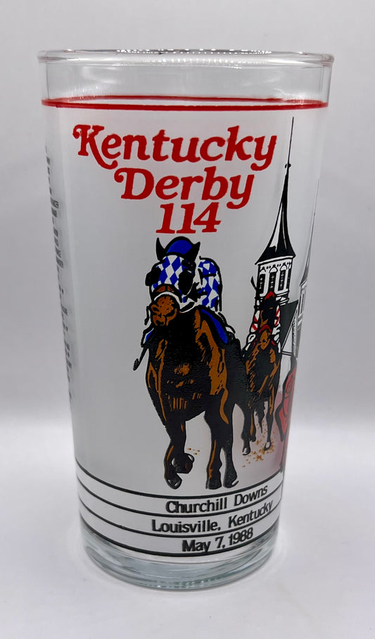 1988 Kentucky Derby Glass
