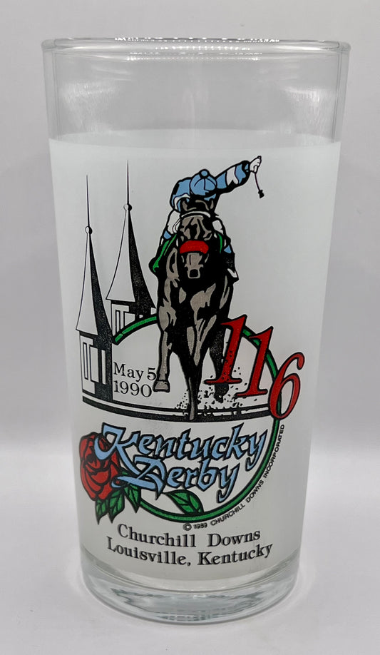 1990 Kentucky Derby Glass