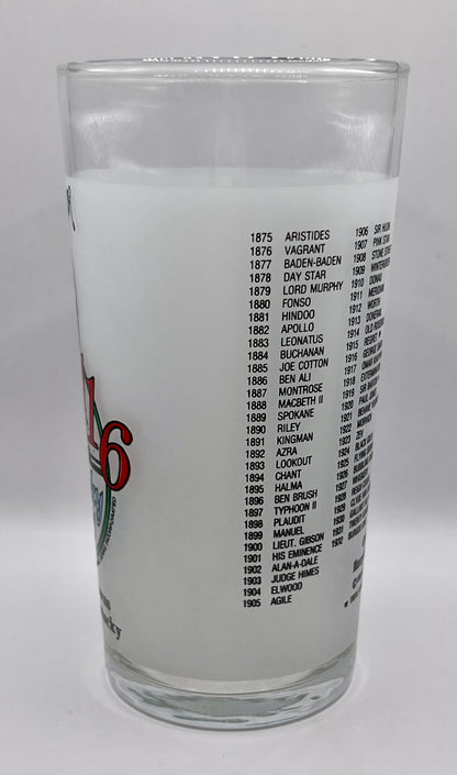 1990 Kentucky Derby Glass