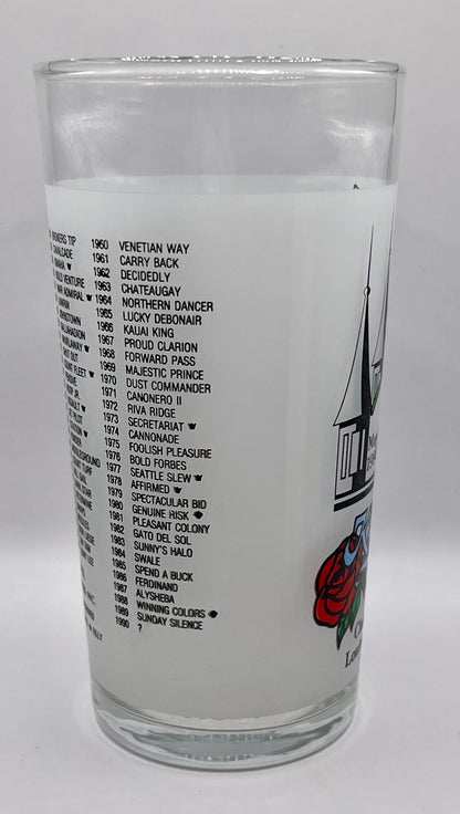 1990 Kentucky Derby Glass