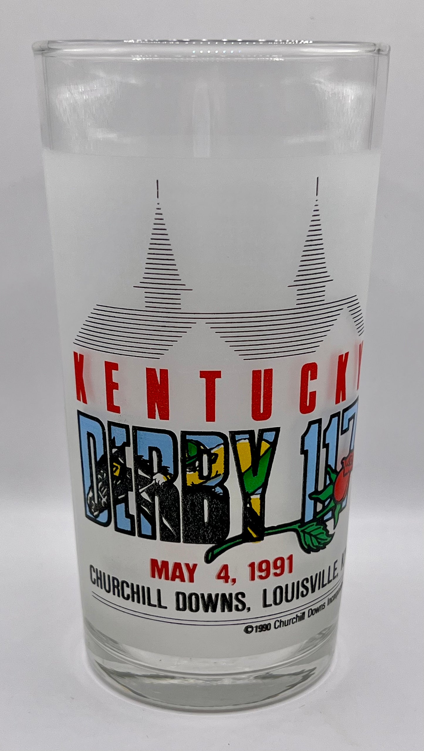 1991 Kentucky Derby Glass