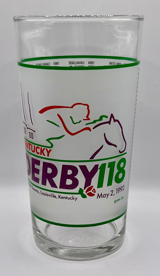 1992 Kentucky Derby Glass