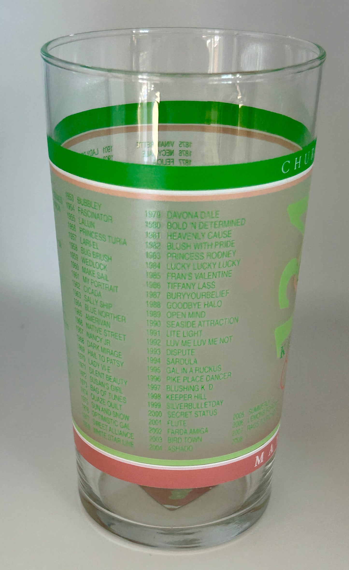 2008 Kentucky Oaks Glass