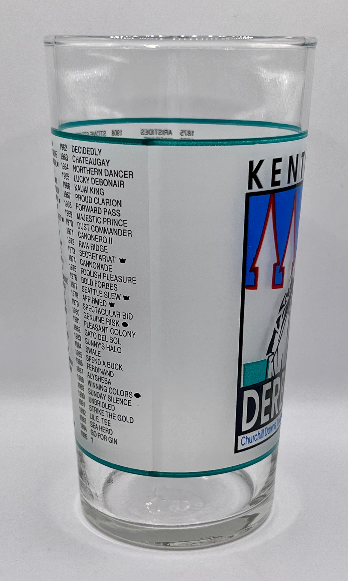 1995 Kentucky Derby Glass