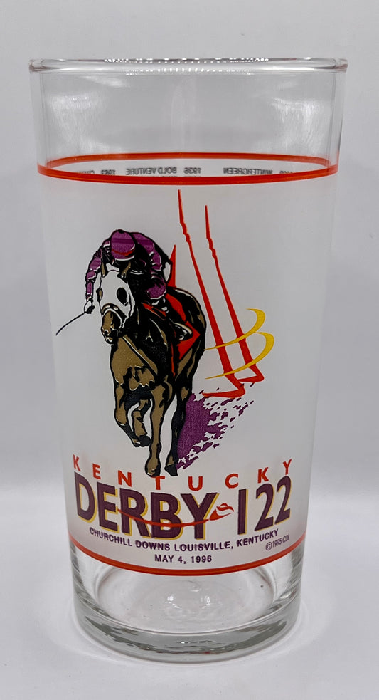 1996 Kentucky Derby Glass