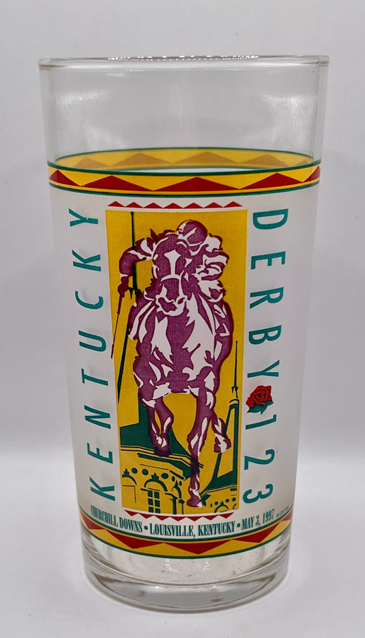 1997 Kentucky Derby Glass