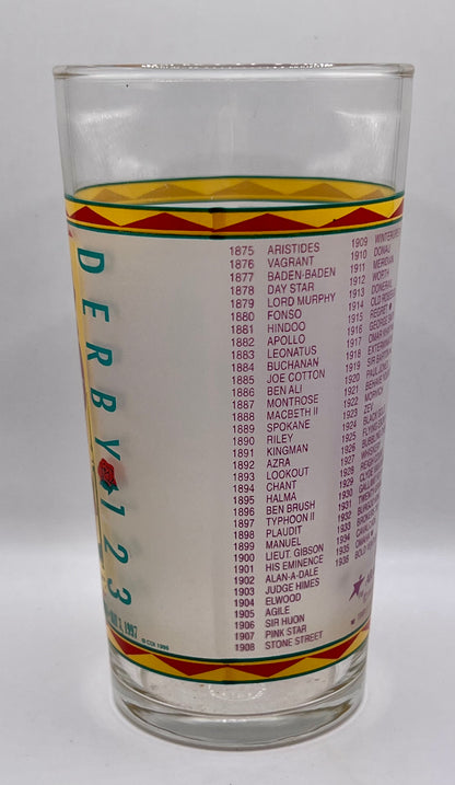 1997 Kentucky Derby Glass