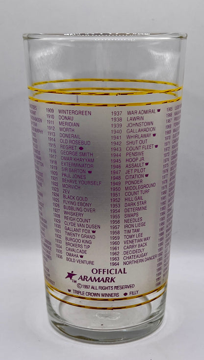 1998 Kentucky Derby Glass