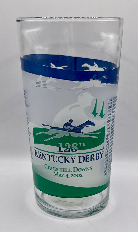 2002 Kentucky Derby Glass