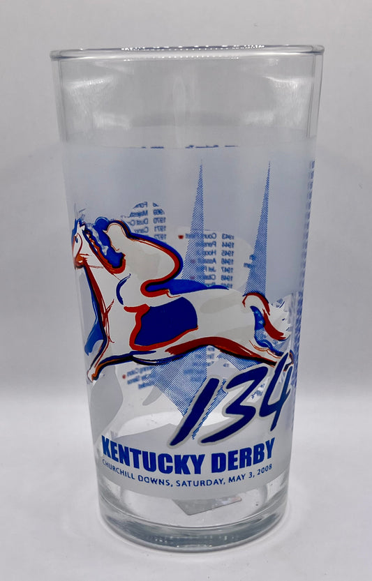 2008 Kentucky Derby Glass