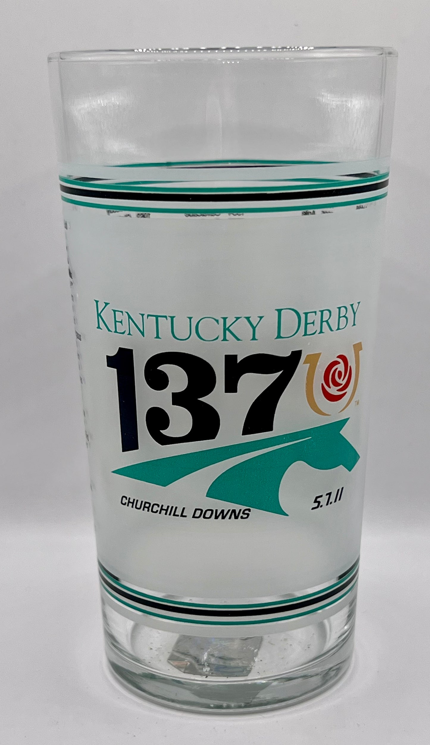 2011 Kentucky Derby Glass