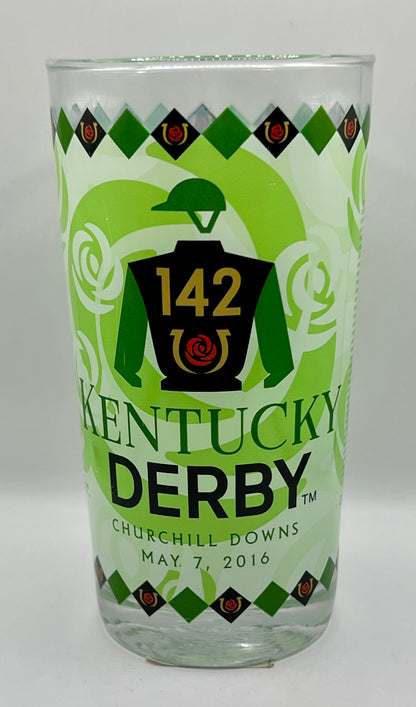 2016 Kentucky Derby Glass