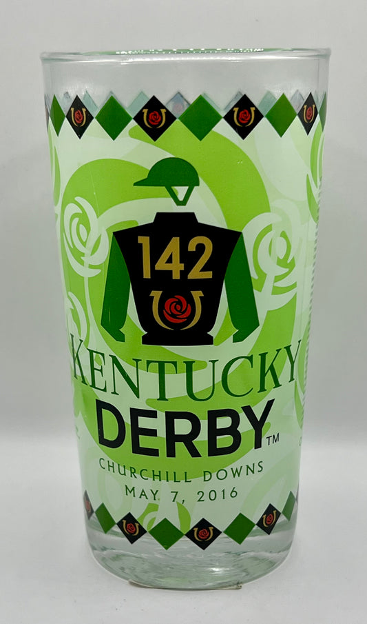 2016 Kentucky Derby Glass