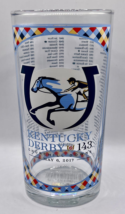 2017 Kentucky Derby Glass