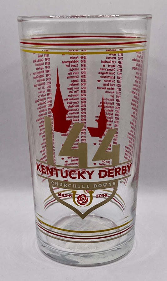 2018 Kentucky Derby Glass