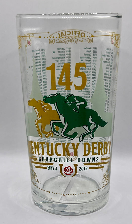 2019 Kentucky Derby Glass