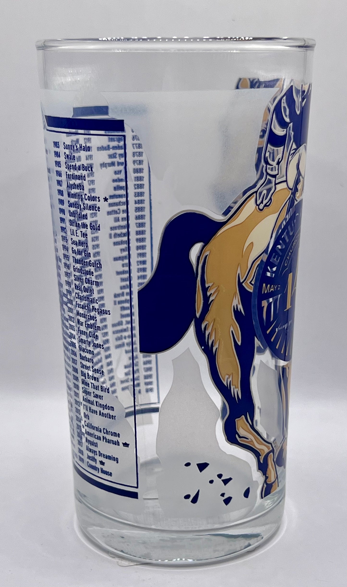 2020 Kentucky Derby Glass