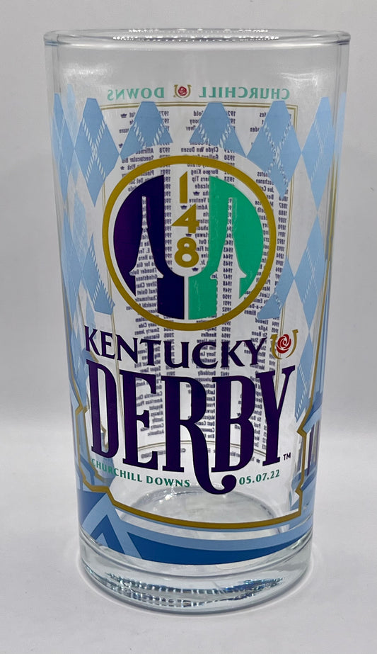 2022 Kentucky Derby Glass