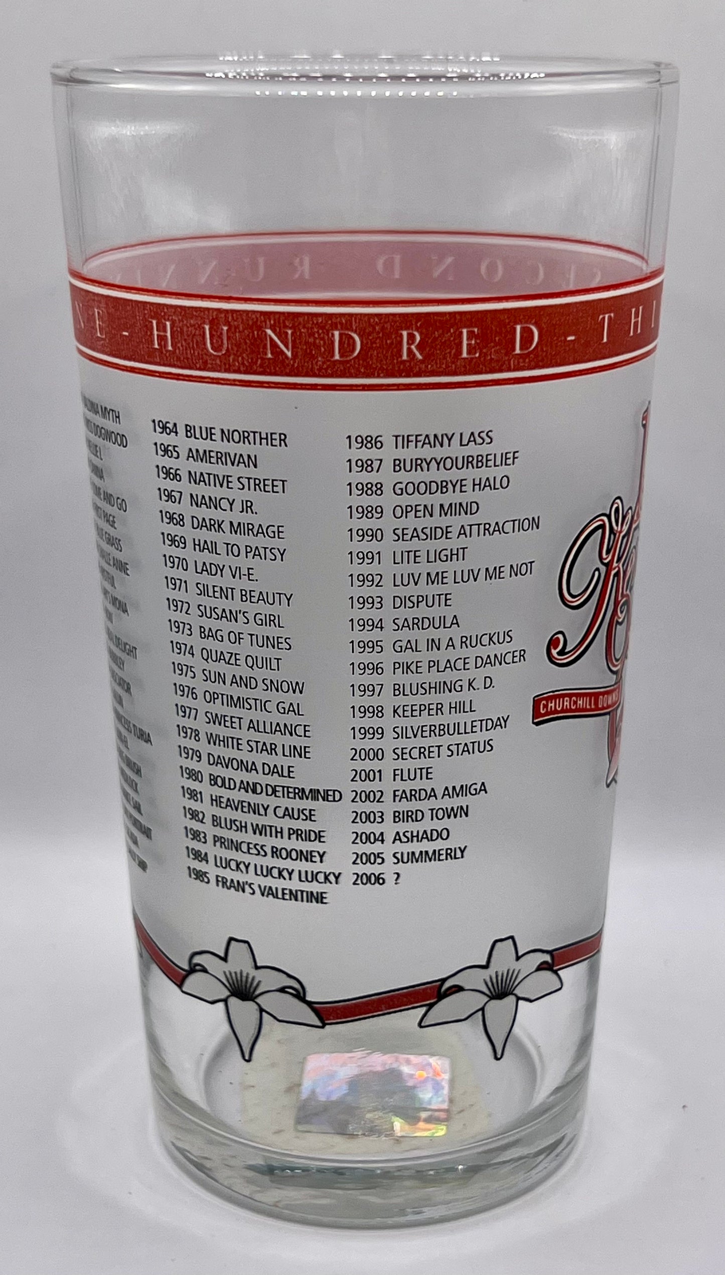 2006 Kentucky Oaks Glass
