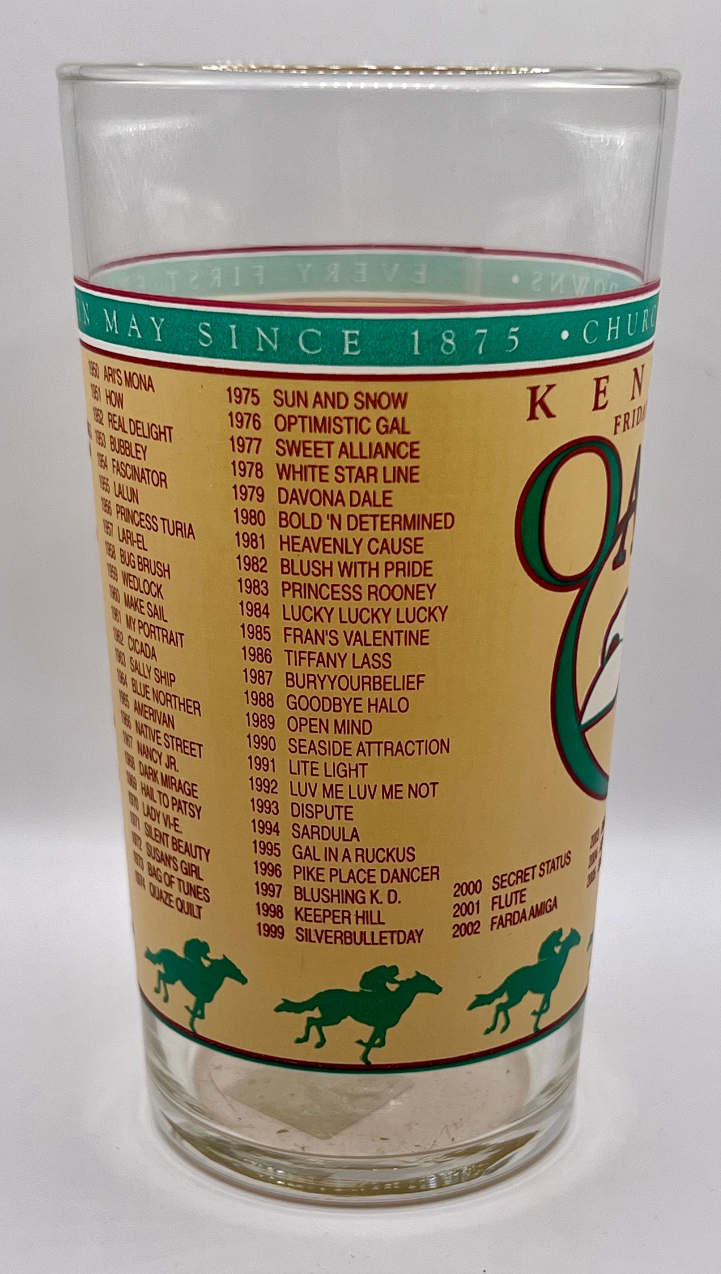 2007 Kentucky Oaks Glass