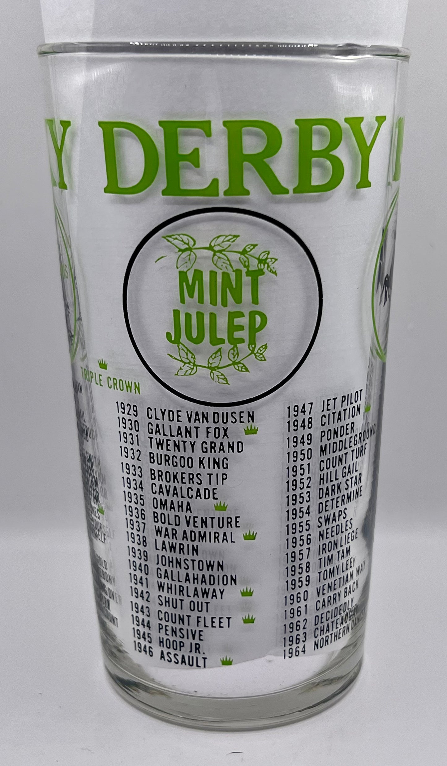 1978 Unofficial Kentucky Derby BAR Glass