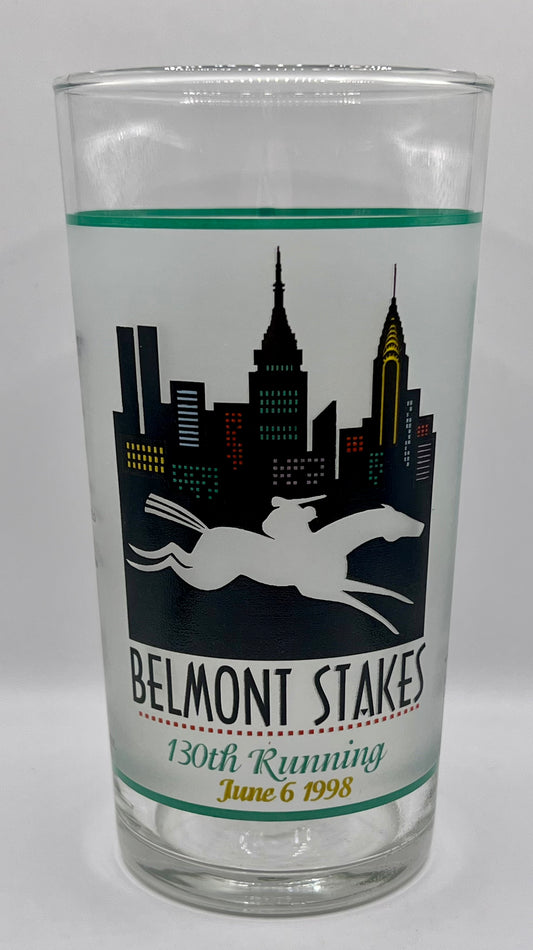 1998 Belmont Stakes Glass