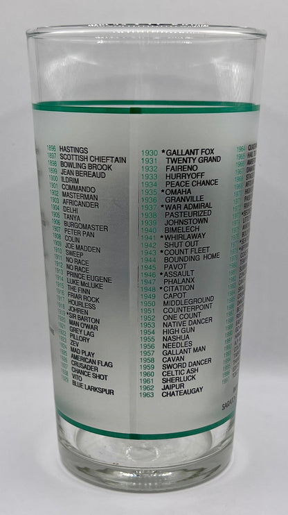 1998 Belmont Stakes Glass