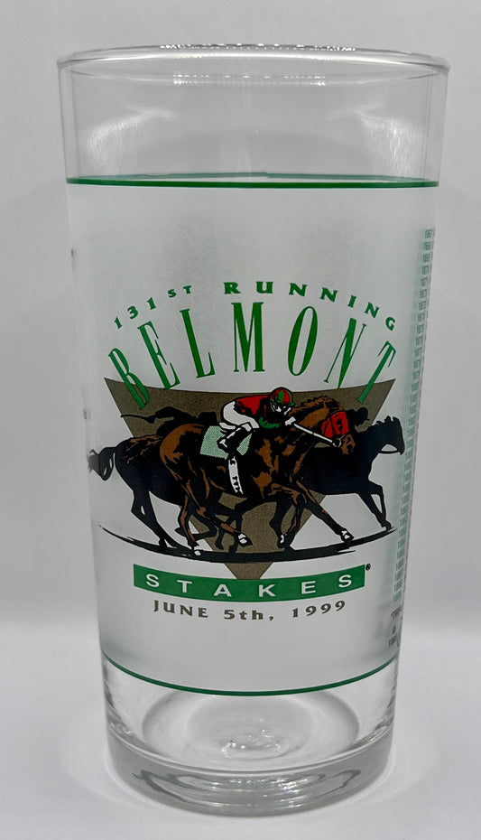 1999 Belmont Stakes Glass