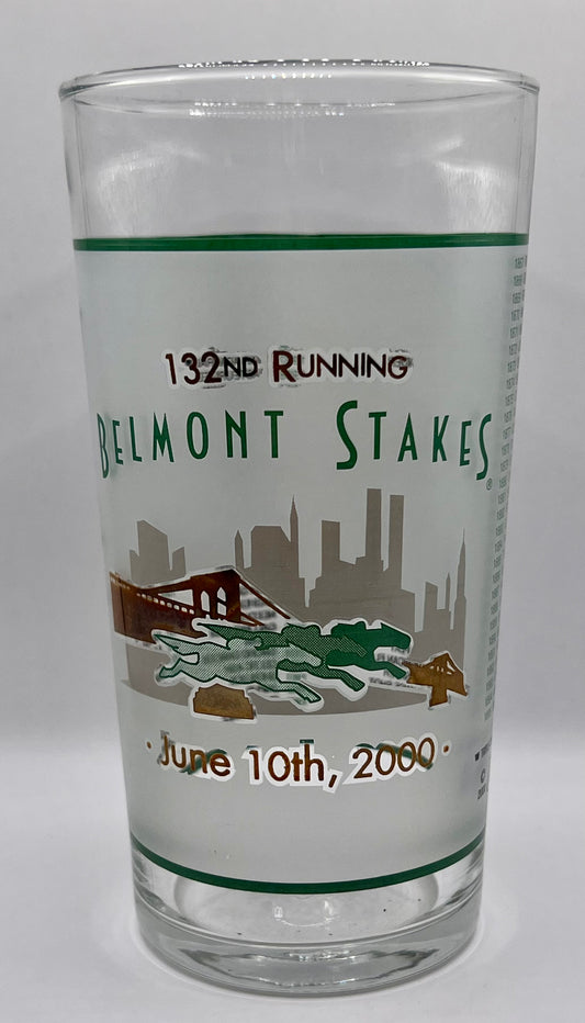 2000 Belmont Stakes Glass