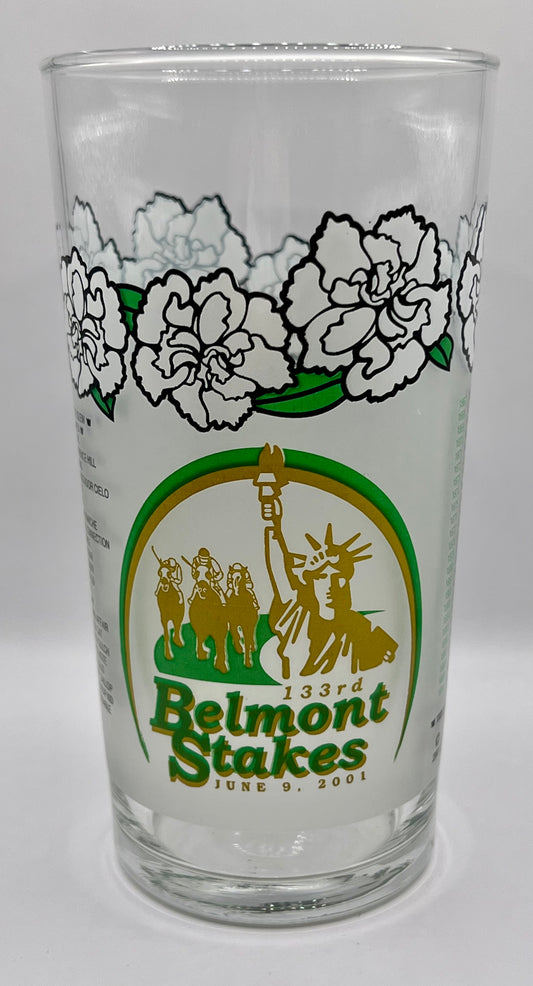 2001 Belmont Stakes Glass