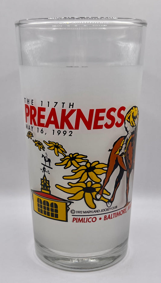 1992 Preakness Stakes Glass