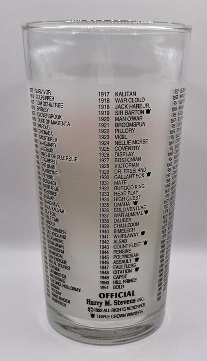 1992 Preakness Stakes Glass