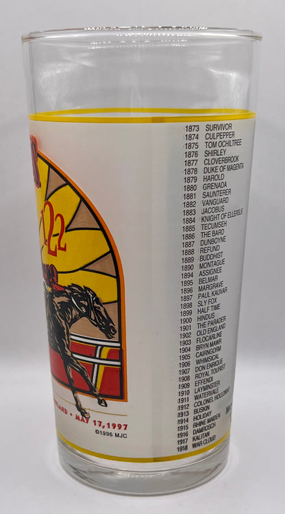 1997 Preakness Stakes Glass