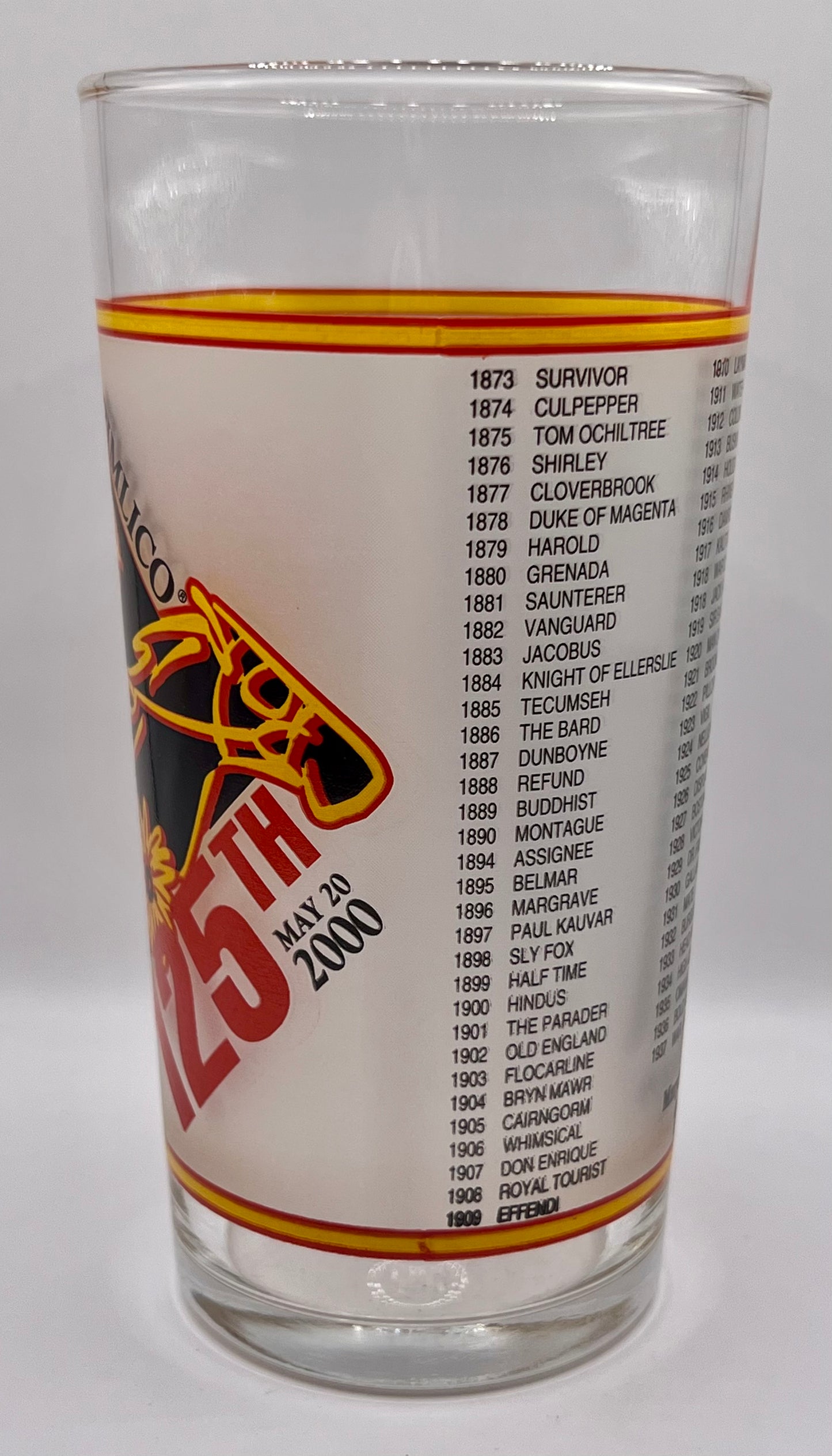 2000 Preakness Stakes Glass