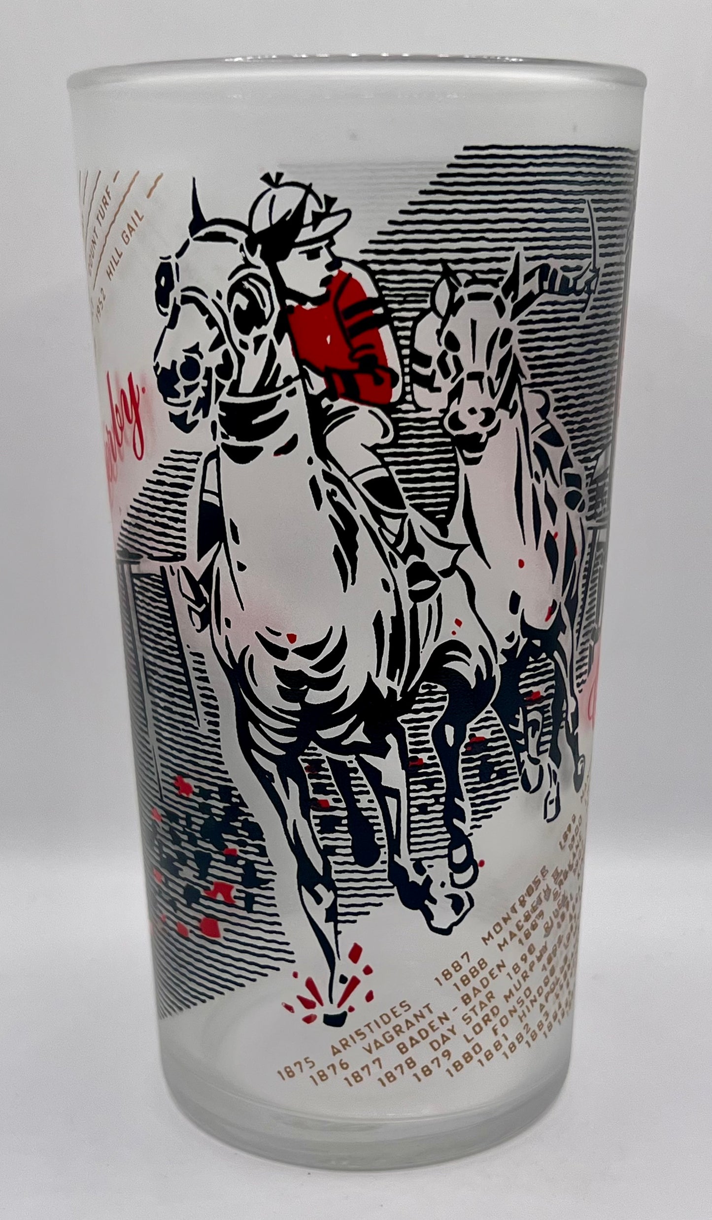 1961 Kentucky Derby Glass