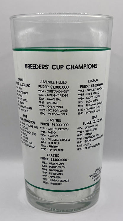 1991 Breeders' Cup Glass