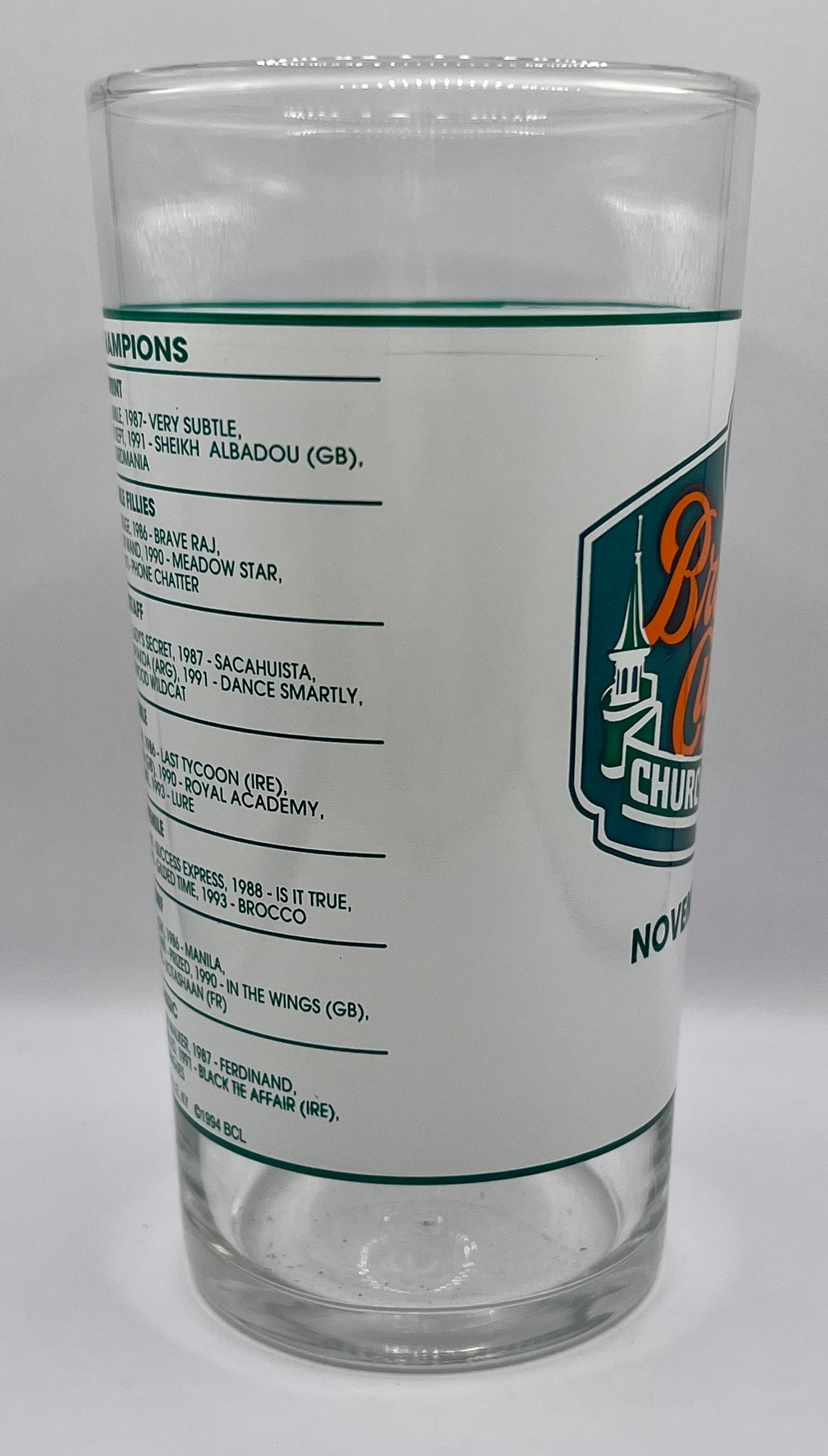 1994 Breeders' Cup Glass