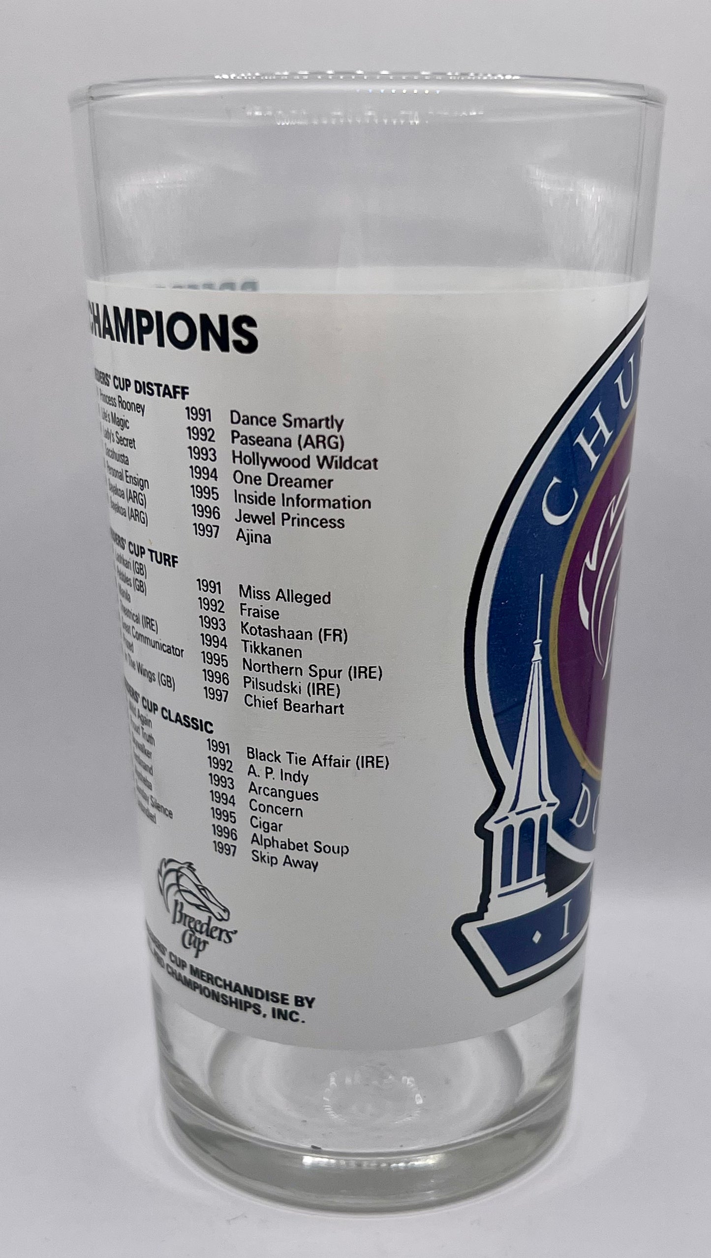 1998 Breeders' Cup Glass