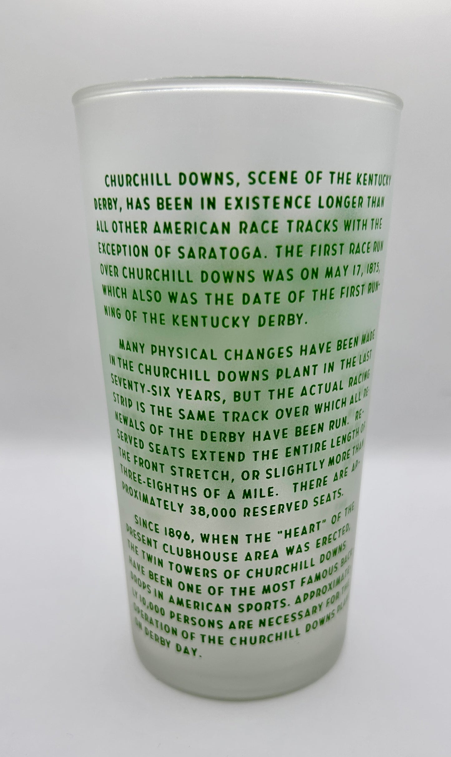 1950 Kentucky Derby Glass