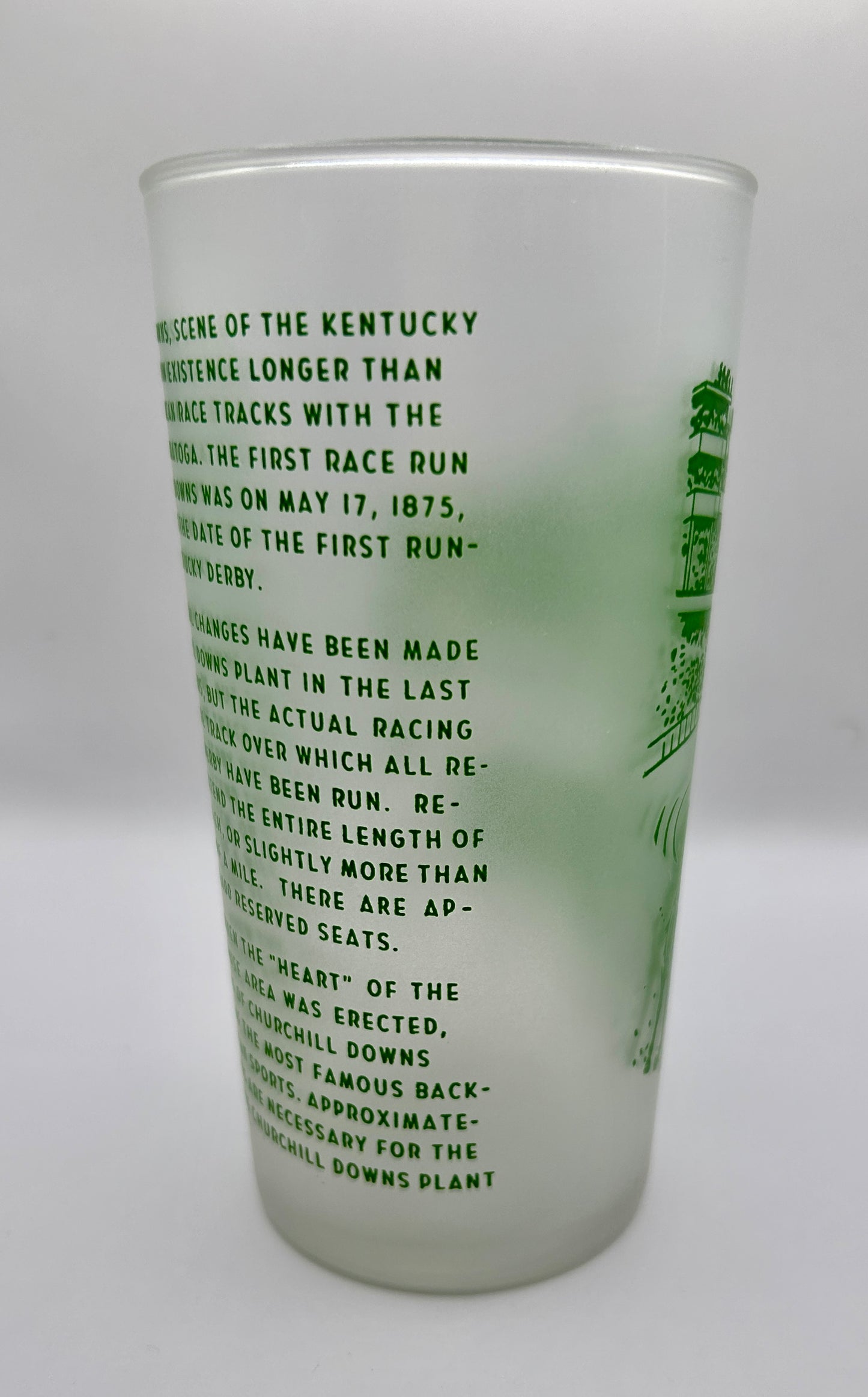 1950 Kentucky Derby Glass