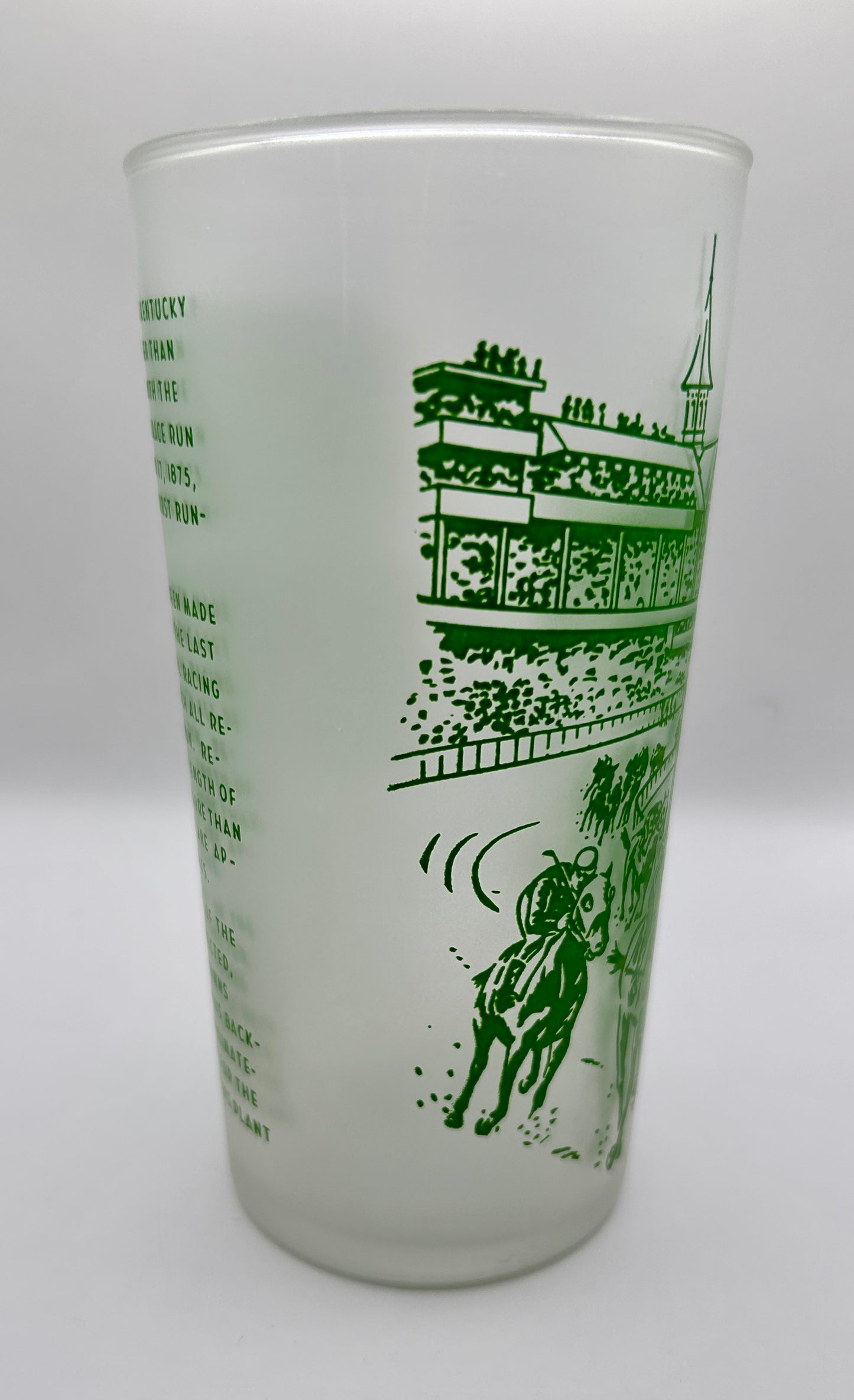 1950 Kentucky Derby Glass