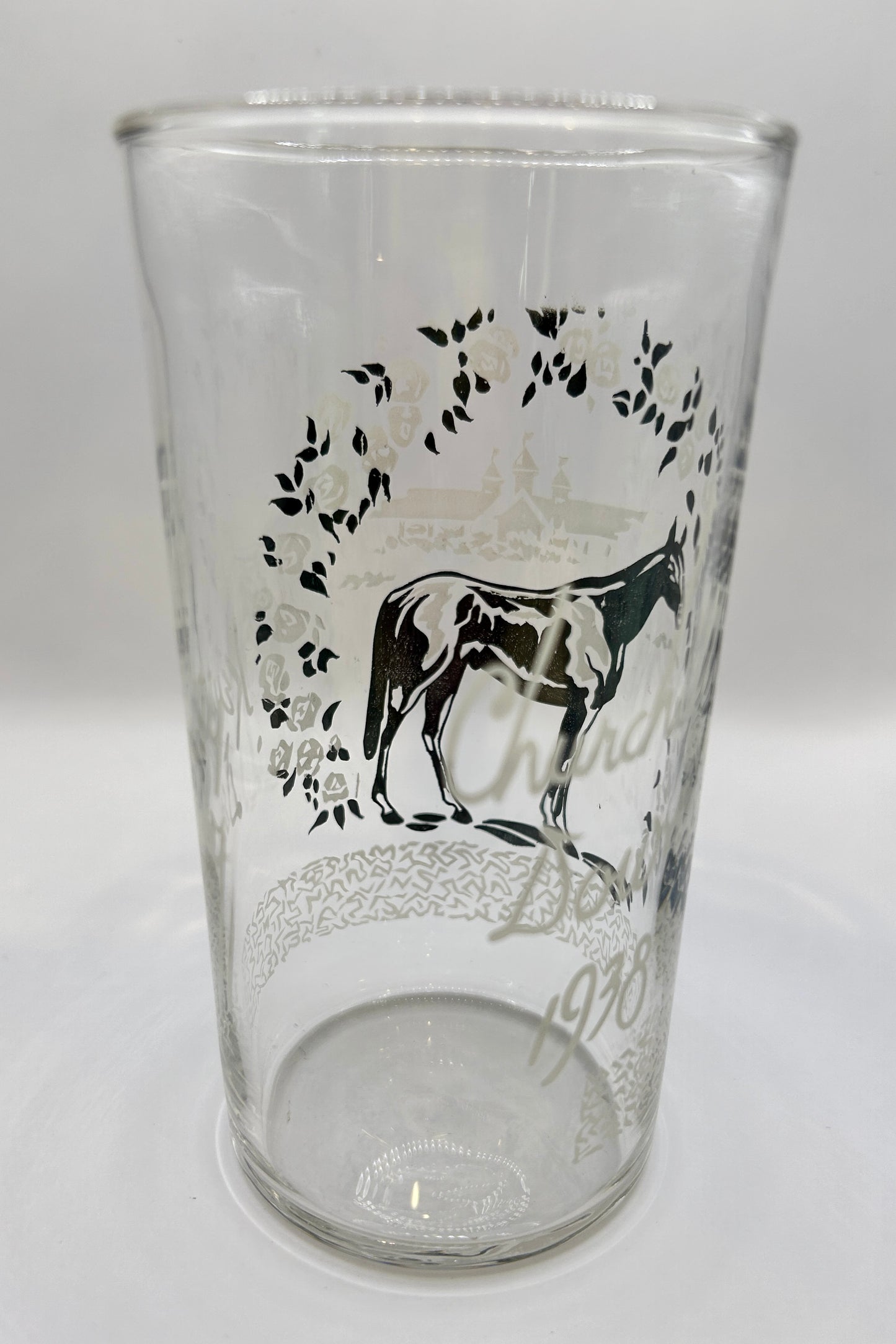 1938 Kentucky Derby Water Glass