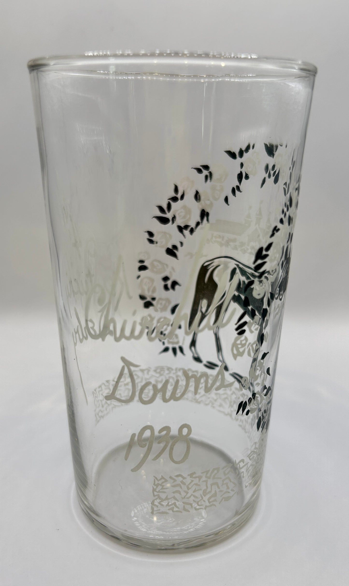 1938 Kentucky Derby Water Glass