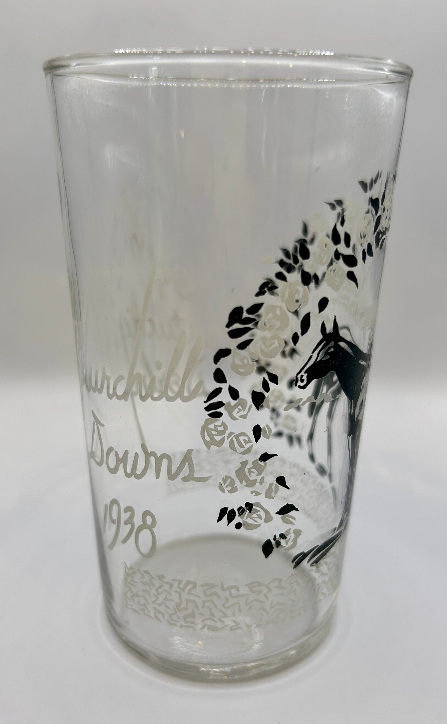 1938 Kentucky Derby Water Glass