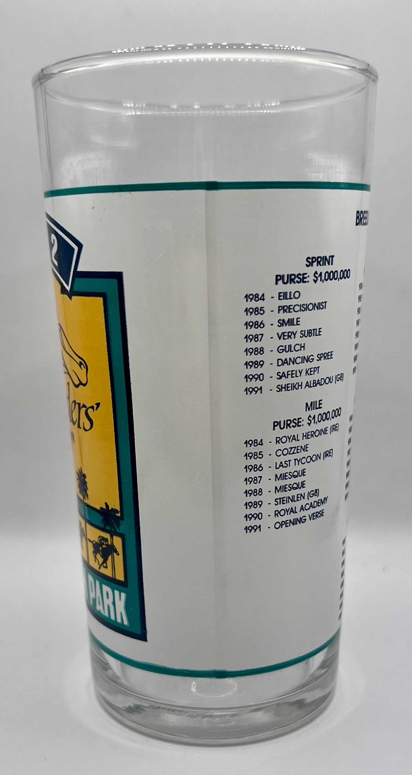 1992 Breeders' Cup Glass