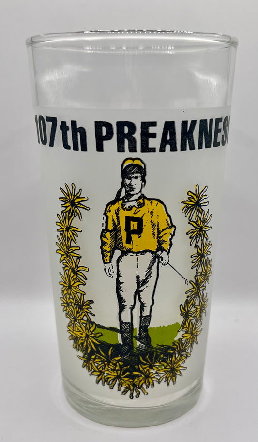 1982 Preakness Stakes Glass